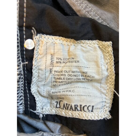 Rare Z. Cavaricci Jeans Y2K 90's Grunge Low Rise Faded Gray Jeans Feather 26 - Picture 11 of 11